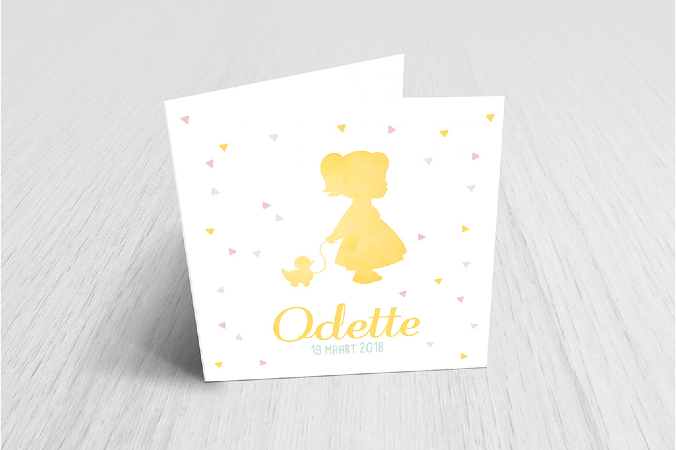 Meisje met eendje
